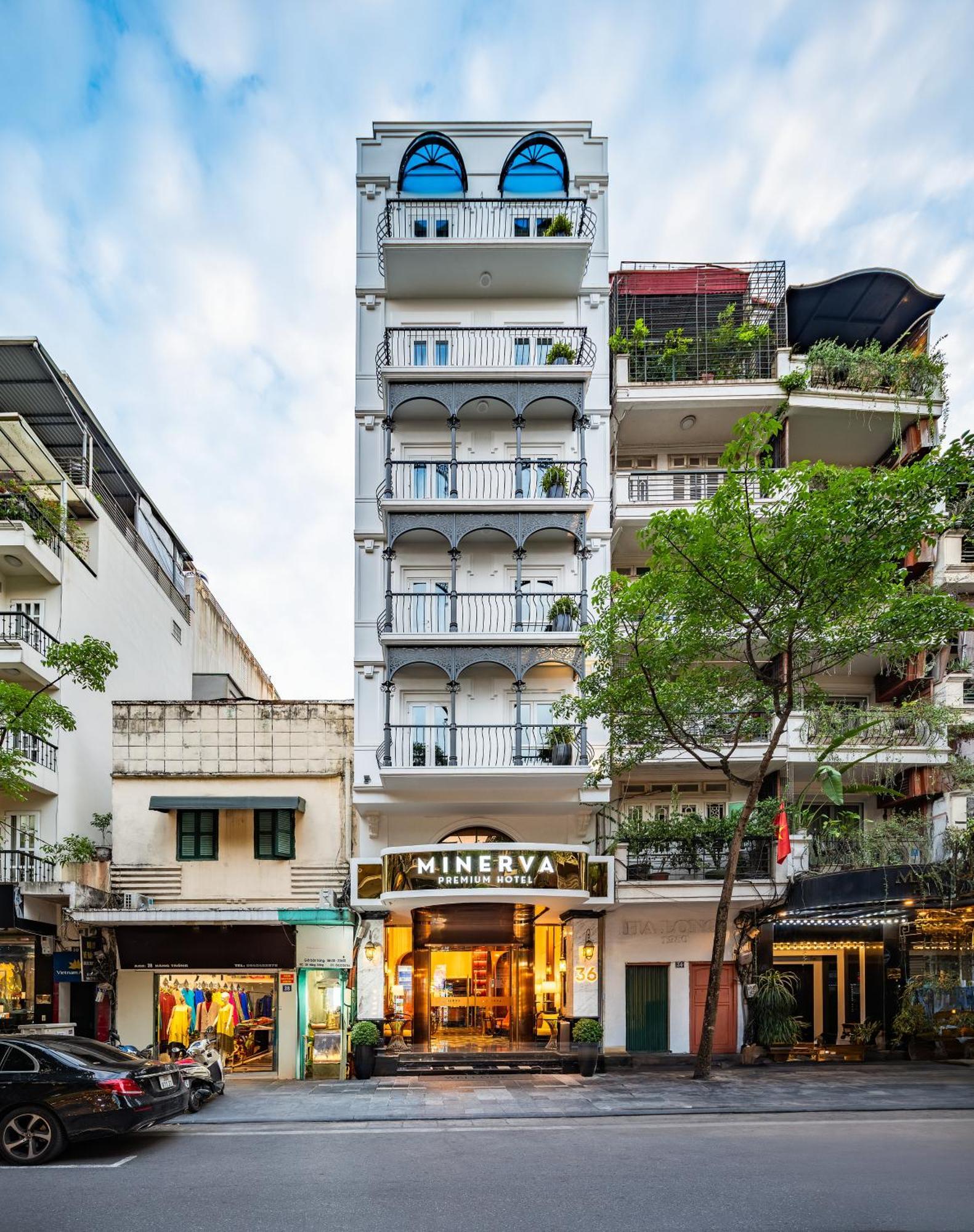 Minerva Premium Hotel Hanoi Exterior foto